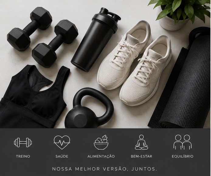Kit fitness para os noivos fingir que treinam